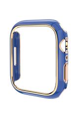 Apple Watch 3 2 1 38 mm uyumlu Kasa Koruyucu Glitter Metalik Renkli Gövde Koruma (Önü Açık)
