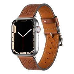 Apple Watch Ultra 49 mm uyumlu Suni Deri Kordon Kayış Watch Band / Strap
