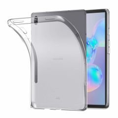 Samsung Galaxy Tab S8+ Plus 12.4'' uyumlu Kılıf Silikon Tablet Kılıfı Esnek TPU Kapak Şeffaf