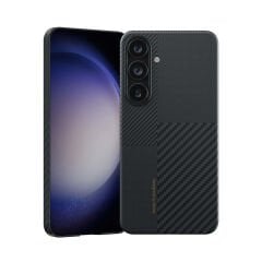 Galaxy S24 Magsafe Şarj Özellikli Karbon Fiber Benks Montage ArmorAir Kevlar Kapak