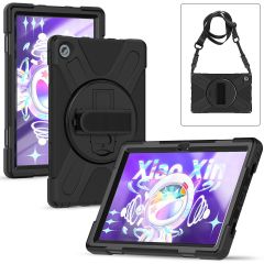 Lenovo Tab M10 Plus 3. Nesil 10.6'' TB125F - TB128F uyumlu Kılıf Askılı Standlı Defender Üstün Koruma
