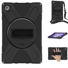 Lenovo Tab M10 Plus 3. Nesil 10.6'' TB125F - TB128F uyumlu Kılıf Askılı Standlı Defender Üstün Koruma