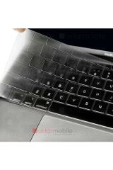 MacBook Air 13 M1 2021 A2337 uyumlu Şeffaf Klavye Koruyucu Türkçe Q Silikon Ped Trasparan