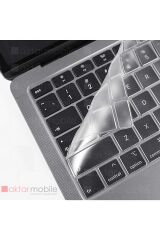 MacBook Air 13 M1 2021 A2337 uyumlu Şeffaf Klavye Koruyucu Türkçe Q Silikon Ped Trasparan