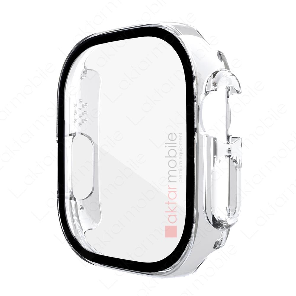 Apple Watch Ultra 2 49 mm uyumlu Ekran Koruyucu Kasa Koruma Full Body Tüm Gövde Koruyucu Tam Koruma