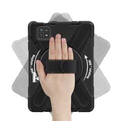 Xiaomi Pad 6 11'' 2023 uyumlu Kılıf Askılı Standlı Defender Üstün Koruma Zırh Tank Tablet Kılıfı