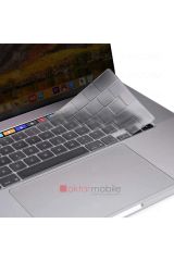 MacBook Pro 13 M1 2021 A2338 uyumlu Şeffaf Klavye Koruyucu Türkçe Q Silikon Ped Trasparan
