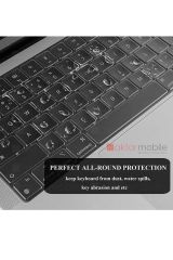 MacBook Pro 13 M1 2021 A2338 uyumlu Şeffaf Klavye Koruyucu Türkçe Q Silikon Ped Trasparan