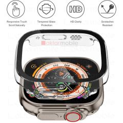 Apple Watch Ultra 2 49 mm uyumlu Ekran Koruyucu Kasa Koruma Full Body Tüm Gövde Koruyucu Tam Koruma Şeffaf
