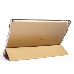 Apple iPad 9. Nesil 2021 10.2'' inc Kılıf Flip Akıllı Kapak Standlı Kılıf Smart Cover Uyku Modlu Gold
