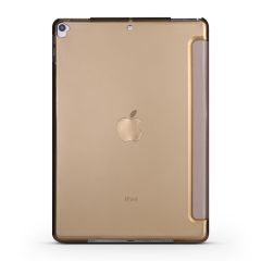 Apple iPad 9. Nesil 2021 10.2'' inc Kılıf Flip Akıllı Kapak Standlı Kılıf Smart Cover Uyku Modlu Gold