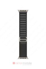 Apple Watch 9 45 mm uyumlu Alpine Loop Kordon Kumaş Örgü Kayış