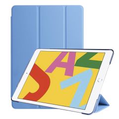 Apple iPad 9. Nesil 2021 10.2'' inc Kılıf Flip Akıllı Kapak Standlı Kılıf Smart Cover Uyku Modlu Mavi