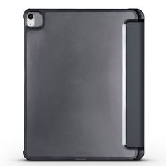 iPad Air 11 M2 2024 uyumlu Kapaklı Kılıf Kalem Bölmeli Standlı Flip Smart Akıllı Kapak Uyku Modlu Siyah