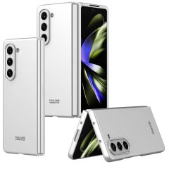 Samsung Galaxy Z Fold 5 Kılıf Premium Kapak Kamera Korumalı Tam Uyumlu Mat Tasarım İnce Yapılı Gümüş