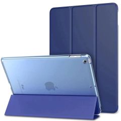 Apple iPad 9. Nesil 2021 10.2'' inc Kılıf Flip Akıllı Kapak Standlı Kılıf Smart Cover Uyku Modlu Lacivert