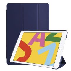 Apple iPad 9. Nesil 2021 10.2'' inc Kılıf Flip Akıllı Kapak Standlı Kılıf Smart Cover Uyku Modlu Lacivert