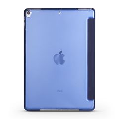 Apple iPad 9. Nesil 2021 10.2'' inc Kılıf Flip Akıllı Kapak Standlı Kılıf Smart Cover Uyku Modlu Lacivert