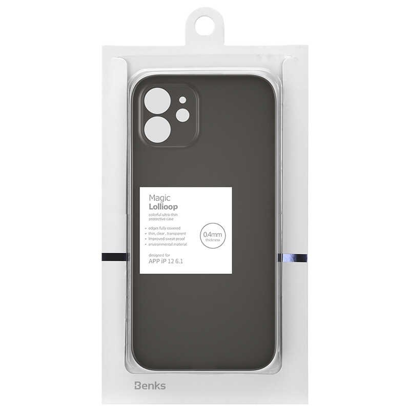 Apple iPhone 12 Mini Kılıf Benks Lollipop Protective Kapak Siyah