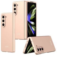 Samsung Galaxy Z Fold 5 Kılıf Premium Kapak Kamera Korumalı Tam Uyumlu Mat Tasarım İnce Yapılı Rose Gold