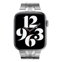 Apple Watch 10 46 mm uyumlu Metal Kordon Premium Paslanmaz Çelik Kayış Şık & Agresif Tasarım