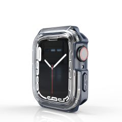 Apple Watch 6 SE 5 4 40 mm uyumlu Kasa Koruyucu Spor Tasarım Premium Gövde Koruma (Önü Açık) Lacivert