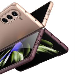 Samsung Galaxy Z Fold 5 Kılıf Premium Kapak Kamera Korumalı Tam Uyumlu Mat Tasarım İnce Yapılı Mürdüm