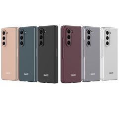 Samsung Galaxy Z Fold 5 Kılıf Premium Kapak Kamera Korumalı Tam Uyumlu Mat Tasarım İnce Yapılı Mürdüm