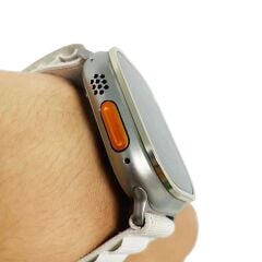 Apple Watch Ultra 49 mm uyumlu Metal Ekran Çerçevesi Kenar Koruyucu Çerçeve