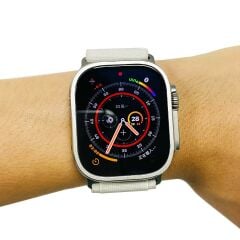 Apple Watch Ultra 49 mm uyumlu Metal Ekran Çerçevesi Kenar Koruyucu Çerçeve