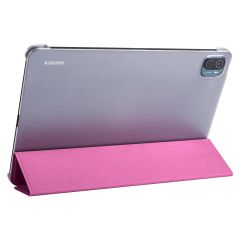 Xiaomi Mi Pad 5 Uyumlu Kılıf Flip Akıllı Kapak Standlı Kılıf Smart Cover Uyku Modlu Pembe
