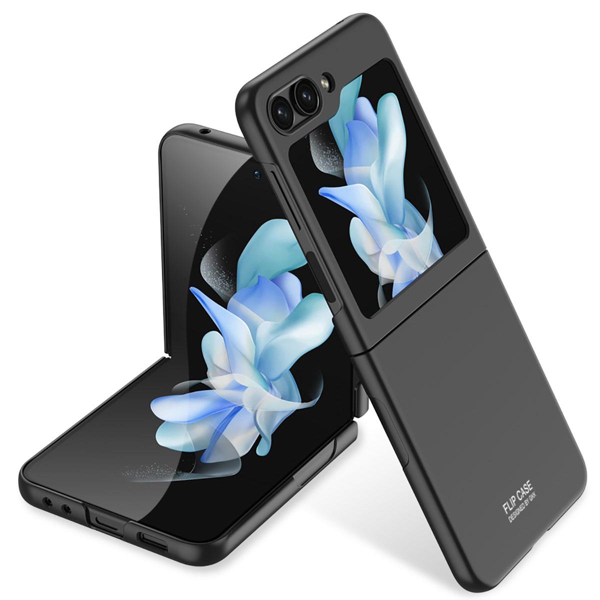 Samsung Galaxy Z Flip 5 Kılıf Premium Kapak Kamera Korumalı Tam Uyumlu Mat Tasarım İnce Yapılı Siyah
