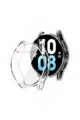 Galaxy Watch 5 40 mm Ekran Koruyucu & Kasa Koruma Yumuşak Silikon 360° Full Body Darbe Emici