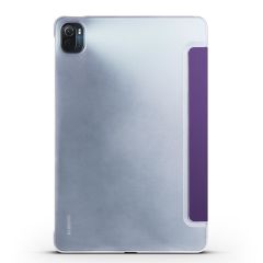 Xiaomi Mi Pad 5 Uyumlu Kılıf Flip Akıllı Kapak Standlı Kılıf Smart Cover Uyku Modlu Mor