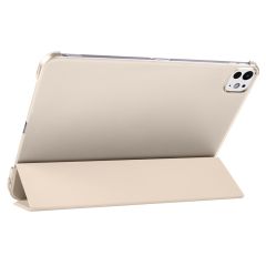 iPad Pro 11 2. 3. 4. Nesil uyumlu Kapaklı Kılıf Kalem Bölmeli Standlı Smart Akıllı Kapak Uyku Modlu Gold