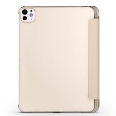 iPad Pro 11 2. 3. 4. Nesil uyumlu Kapaklı Kılıf Kalem Bölmeli Standlı Smart Akıllı Kapak Uyku Modlu Gold
