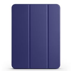 iPad Pro 11 2. 3. 4. Nesil uyumlu Kapaklı Kılıf Kalem Bölmeli Standlı Smart Akıllı Kapak Uyku Modlu Lacivert