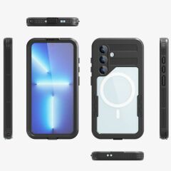 Samsung Galaxy S24 Plus uyumlu Su Geçirmez Kılıf MagSafe IP68 Waterproof Anti Shock Anti Dust Kapak
