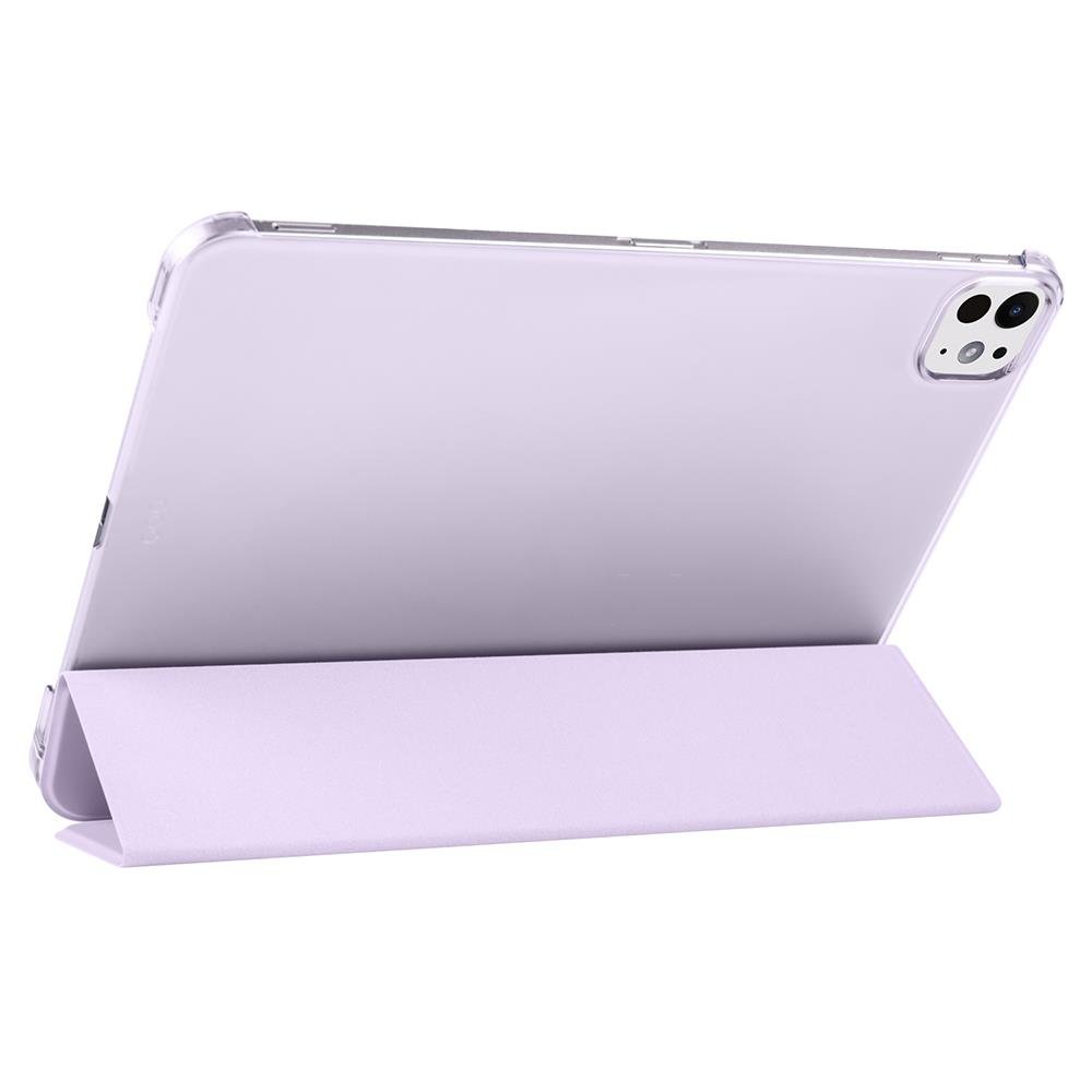 iPad Pro 11 2. 3. 4. Nesil uyumlu Kapaklı Kılıf Kalem Bölmeli Standlı Smart Akıllı Kapak Uyku Modlu Lila
