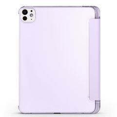 iPad Pro 11 2. 3. 4. Nesil uyumlu Kapaklı Kılıf Kalem Bölmeli Standlı Smart Akıllı Kapak Uyku Modlu Lila