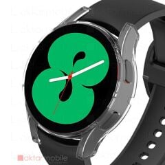 Galaxy Watch 5 44 mm Ekran Koruyucu & Kasa Koruma 360° Full Body Darbe Emici Tüm Gövde Tam Koruma