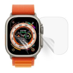 Apple Watch Ultra 49 mm uyumlu Ekran Koruyucu TPU Saat Ekranı Koruma - 2 adet