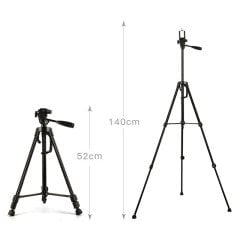 Ring Light Led 10’’ 26 cm Işık Halkası & 140 cm Yükseklik Ayarlı Tripod & Kablolu Kumanda