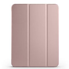 iPad Pro 11 2. 3. 4. Nesil uyumlu Kapaklı Kılıf Kalem Bölmeli Standlı Smart Akıllı Kapak Uyku Modlu Rose Gold