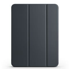iPad Pro 11 2. 3. 4. Nesil uyumlu Kapaklı Kılıf Kalem Bölmeli Standlı Smart Akıllı Kapak Uyku Modlu Siyah