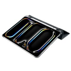 iPad Pro 11 2. 3. 4. Nesil uyumlu Kapaklı Kılıf Kalem Bölmeli Standlı Smart Akıllı Kapak Uyku Modlu Siyah