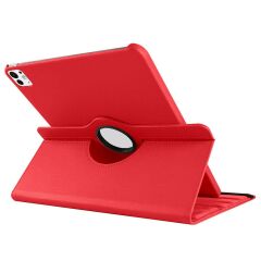 iPad Pro 13 M4 2024 uyumlu Kapaklı Kılıf 360° Dönebilen Standlı Smart Uyku Modlu Akıllı Kapak