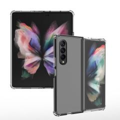 Samsung Galaxy Z Fold 4 uyumlu Şeffaf Kılıf Anti Shock Darbe Emici Silikon Kapak Esnek TPU