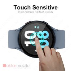 Samsung Galaxy Watch 5 44 mm uyumlu Ekran Koruyucu 3D Tam Kapatan Kavisli PPMA Nano Cam Tam Uyumlu