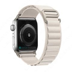 Apple Watch 10 46 mm uyumlu Alpine Loop Kordon Kumaş Örgü Kayış